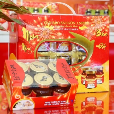 HỘP COMBO 2 LỐC TỔ YẾN CHƯNG ĐƯỜNG PHÈN - 10% TỔ YẾN