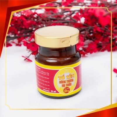 Tổ Yến Chưng Sẵn Đông Trùng Hạ Thảo - 18% Tổ Yến