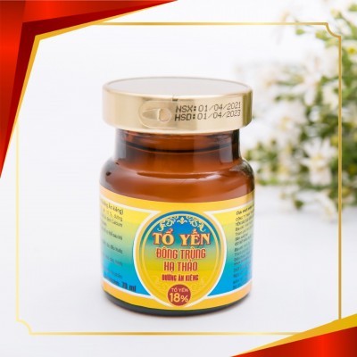 Tổ yến (18%) chưng sẵn – Đông trùng hạ thảo ĐAK